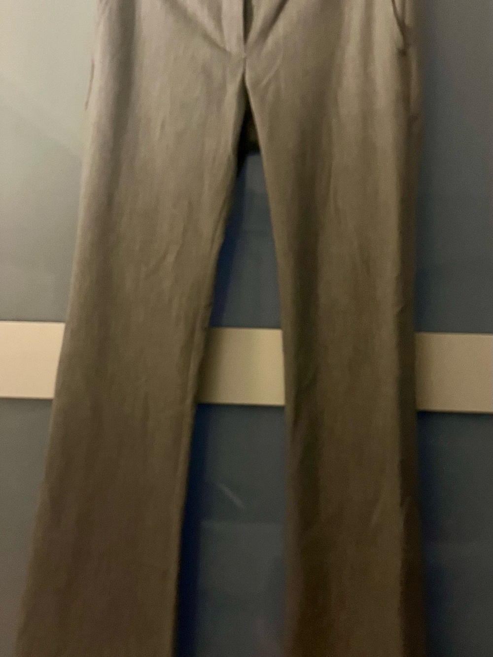 Women’s slight boot-Leg Dress Pants in grey